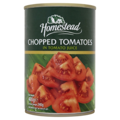 Picture of Homestead Tomatoes CHOPPED 400g x12  